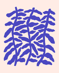 Matisse coral poster, hand drawn marine botany, Matisse, Henri Matisse Wall Art, Sea Corals