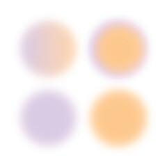 abstract colorful gradient background with blur balls