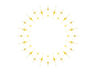 漫画の背景に最適な光り輝く集中線その4