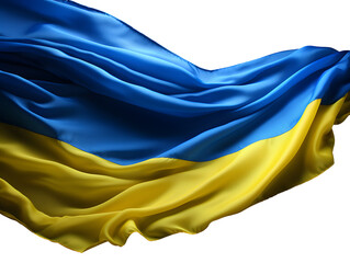 Textile flag of ukraine