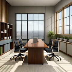 office chair generative by AI technology
