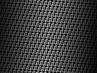 Black metal texture steel background. Perforated metal sheet.