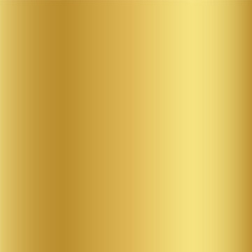 Golden gradient. Gold gradient background texture metallic vector illustration for luxury frame, ribbon, banner, web, coin and label. Elegant light and glitter vector template. Vector illustration