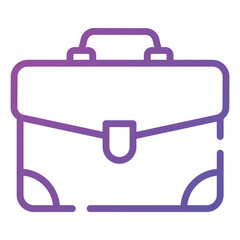 Business portfolio vector design, an amazing icon of business bag in editable style