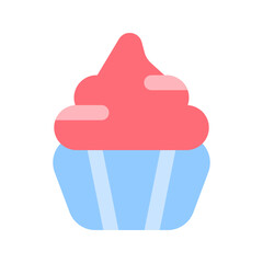 cupcake flat icon