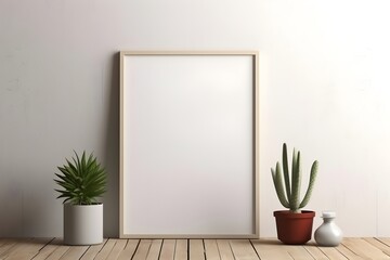 Contemporary and Neutral Wall Display, generative, ai