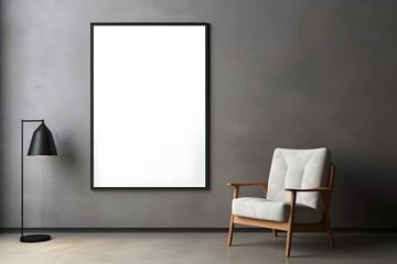 Clean and Inviting Wall Display, generative, ai