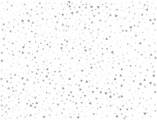 Birthday Silver Triangular Confetti
