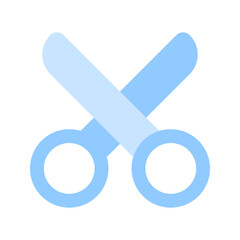 scissors flat icon