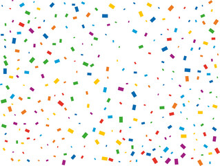 Luxury Rainbow Rectangular Confetti