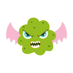 Cute Monsters Vector Illustration.  Creature cartoon character drawings. Monsters illustration. Alien clip art. Creepy critter graphic collection.