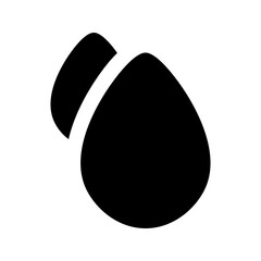 raindrop glyph icon