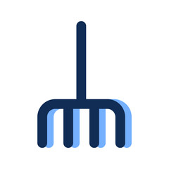pitchfork filled line icon