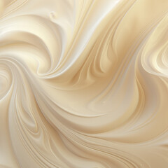 Beige cream swirls. Abstract background. 3d rendering
