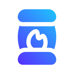 lantern gradient fill icon