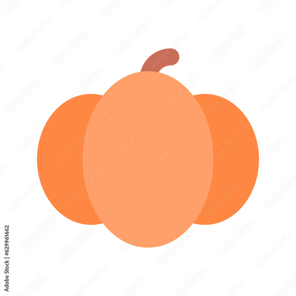 Wall mural pumpkin flat icon