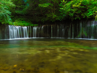 軽井沢　白糸の滝