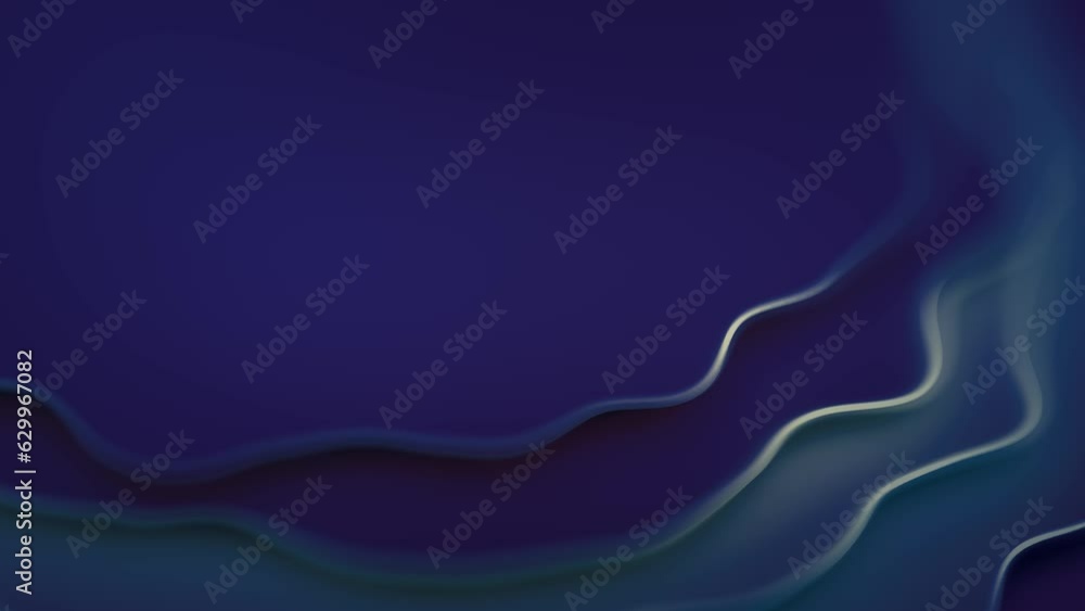 Poster yellow and blue cute passionate delicate objects abstract bokeh background - loop video
