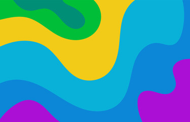Abstract Colorful Groovy background design
