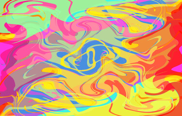 Abstract Colorful Groovy background design