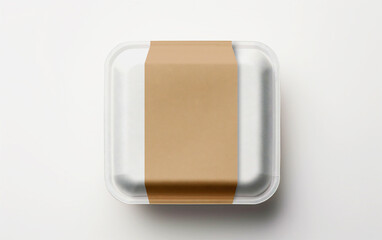 3d render disposable packaging food
