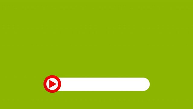 Youtube video Lower Third animation on Green screen. Social Media Lower Thirds Space available for username text. video Profile Name headline title. Animated Youtube Banner With blank text Space.