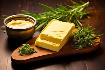 Cannabis-Infused Butter for Cooking and Edibles | THC-Infused Ganja Butter made with Cast Iron: Generative AI