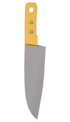 3d kitchen knife illustration