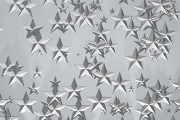 Gray abstract texture, background, art style with star shapes - 629977402