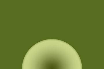 Ruhiger, grüner Designhintergrund mit Farbverlauf und Kreiselement