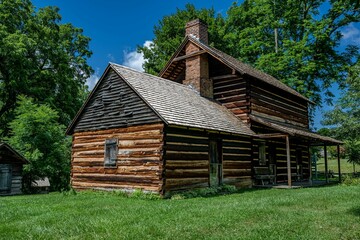 Obraz premium log cabin