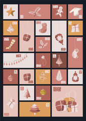 Calendrier de l'avent - noël