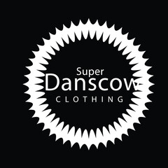 flower icon is flat isolated on black background