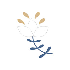 Floral vector drawing. For use in decor, postcards, flower shops, brochures and covers, prints.