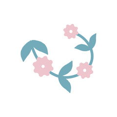 Floral vector drawing. For use in decor, postcards, flower shops, brochures and covers, prints.