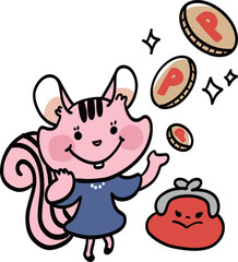 リス女子のポイ活貯金