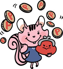 リス女子のポイ活貯金