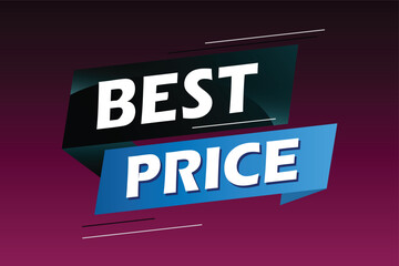 best price word concept vector illustration with lines 3d style for social media landing page, template, ui, web, mobile app, poster, banner, flyer, background, gift card, coupon, label, wallpaper