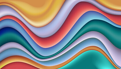 Creative design cover colorful artwork 3d paper art fluid ink abstract background for layout , CD, poster, book, printing, gift card, fashion, background, magazine, wallpaper web & print