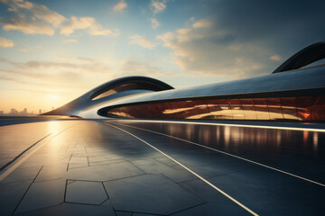 Fototapeta premium traffic on the bridge