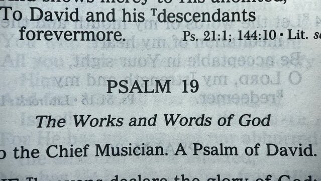 Psalms Chapters Title Time Lapse