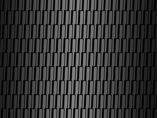 Black metal texture steel background. Perforated metal sheet.