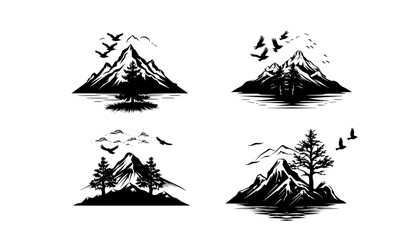 peak logo mountain icon