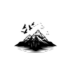 peak logo mountain icon