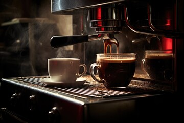 espresso machine brewing a perfect shot