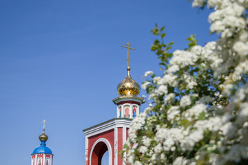 An old church somewhere in the Russian village
