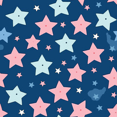 Seamless Colorful Stars Pattern.

Seamless pattern of Star in colorful style. Add color to your digital project with our pattern!