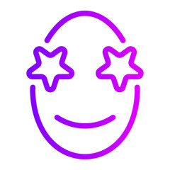famous gradient icon