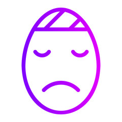 injury gradient icon