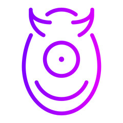 monster gradient icon